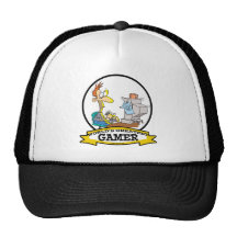WORLDS GREATEST PC GAMER TEEN CARTOON HAT