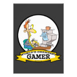 WORLDS GREATEST PC GAMER TEEN CARTOON PERSONALIZED INVITE