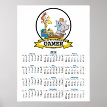 WORLDS GREATEST PC GAMER TEEN CARTOON POSTER