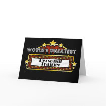 World's Greatest Personal Trainer Greeting Cards