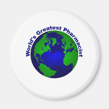 World's Greatest Pharmacist Refrigerator Magnets