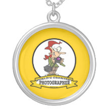 WORLDS GREATEST PHOTOGRAPHER CARTOON PENDANT