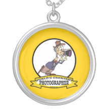 WORLDS GREATEST PHOTOGRAPHER V MEN CARTOON PENDANTS