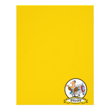 WORLDS GREATEST PILOT II MEN CARTOON PERSONALIZED LETTERHEAD