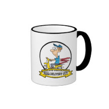 WORLDS GREATEST PIZZA DELIVERY GUY CARTOON MUG