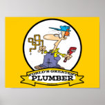 WORLDS GREATEST PLUMBER II MEN CARTOON PRINT