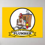 WORLDS GREATEST PLUMBER III MEN CARTOON POSTERS