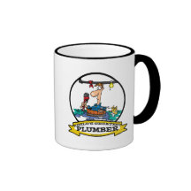 WORLDS GREATEST PLUMBER IV MEN CARTOON COFFEE MUGS