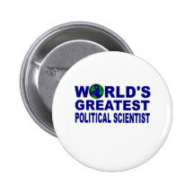 World's Greatest Political Scientist Pin