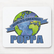 World's Greatest Poppa Mouse Pads