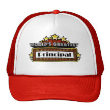 World's Greatest Principal Trucker Hats