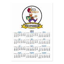 WORLDS GREATEST PROFESSOR MEN CARTOON BUSINESS CARD TEMPLATES