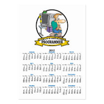WORLDS GREATEST PROGRAMMER MEN CARTOON BUSINESS CARD TEMPLATES