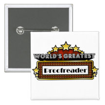 World's Greatest Proofreader Buttons
