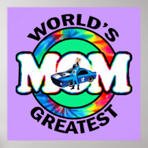World's Greatest Racing Mom Print
