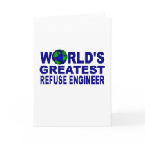 World's Greatest Refuse Engineer Cards