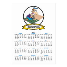 WORLDS GREATEST ROOFER MEN CARTOON BUSINESS CARD TEMPLATES
