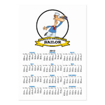 WORLDS GREATEST SAILOR MEN CARTOON BUSINESS CARDS