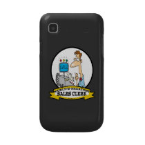 WORLDS GREATEST SALES CLERK MEN CARTOON SAMSUNG GALAXY CASE
