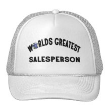 Worlds Greatest Salesperson Trucker Hats