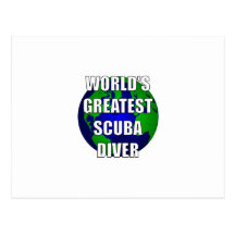 World's Greatest Scuba Diver Postcards