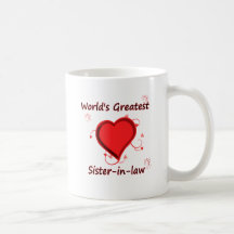 World's Greatest sister-in-law Mugs