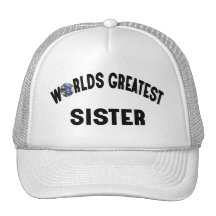 Worlds Greatest Sister Mesh Hats