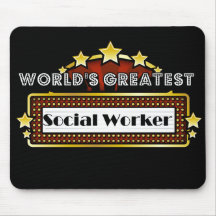 World's Greatest Social Worker Mousepads