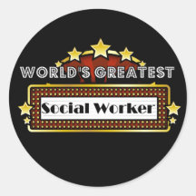 World's Greatest Social Worker Sticker