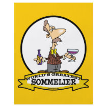 WORLDS GREATEST SOMMELIER CARTOON PERSONALIZED FLYER