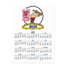 WORLDS GREATEST SON CARTOON BUSINESS CARDS
