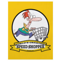 WORLDS GREATEST SPEED SHOPPER MEN CARTOON FLYERS
