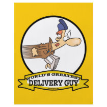 WORLDS GREATEST SPEEDY DELIVERY GUY MEN CARTOON FLYER DESIGN