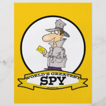 WORLDS GREATEST SPY MEN CARTOON FLYERS
