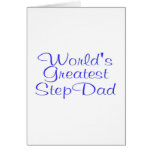 Worlds Greatest Step Dad Greeting Card