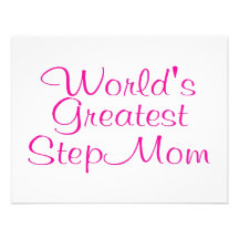 Worlds Greatest Step Mom Custom Invitation