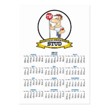 WORLDS GREATEST STUD MEN CARTOON BUSINESS CARD