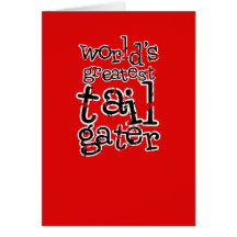 World's Greatest Tailgater in Any Team Colors Greeting Cards