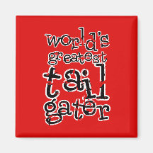 World's Greatest Tailgater in Any Team Colors Fridge Magnets