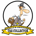 WORLDS GREATEST TAX COLLECTOR MEN CARTOON photo sculptures