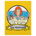 WORLDS GREATEST TAX PREPARER CARTOON flyers