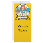 WORLDS GREATEST TAX PREPARER CARTOON rack cards