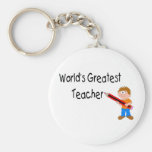World's Greatest Teacher Keychain