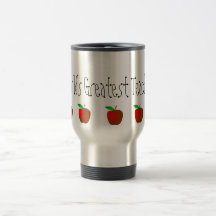 World's Greatest Teacher Travel Mug