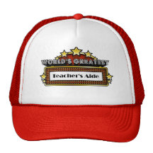 World's Greatest Teacher's Aide Mesh Hats