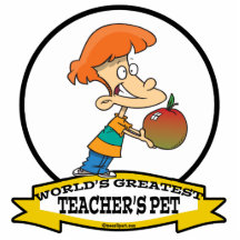WORLDS GREATEST TEACHERS PET CARTOON PHOTO CUTOUT