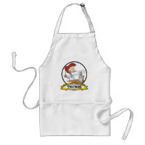 WORLDS GREATEST TECHIE WOMEN CARTOON APRONS