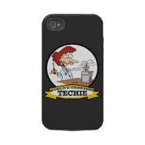 WORLDS GREATEST TECHIE WOMEN CARTOON TOUGH IPHONE 4 COVER