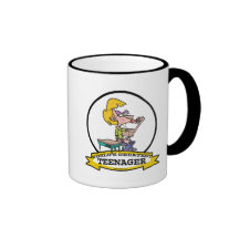 WORLDS GREATEST TEENAGER GIRL CARTOON MUGS