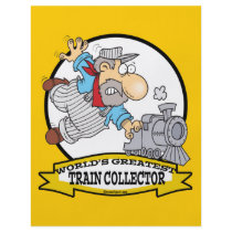 WORLDS GREATEST TRAIN COLLECTOR MEN CARTOON FLYERS